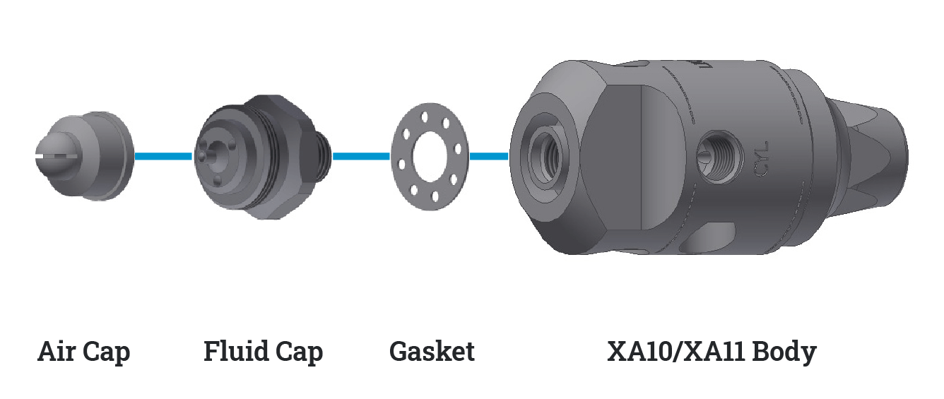 Air Atomizing Spray Nozzles | BETE XA Fogging & Misting Nozzles